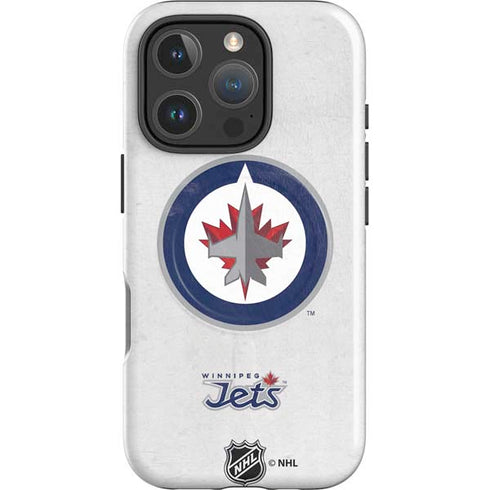 NHL Winnipeg Jets Distressed iPhone 16 Pro Max Magsafe Impact Case