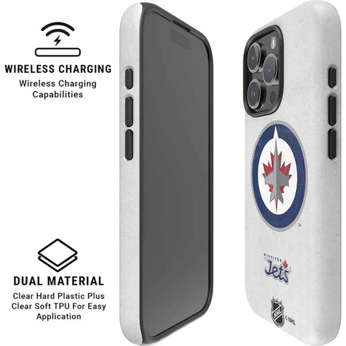 NHL Winnipeg Jets Distressed iPhone 16 Pro Max Magsafe Impact Case