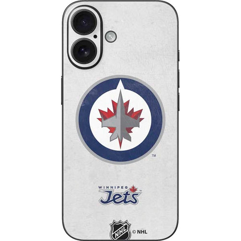 NHL Winnipeg Jets Distressed iPhone 16 Skin