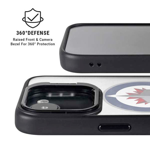 NHL Winnipeg Jets Distressed iPhone 16e Kickstand Case