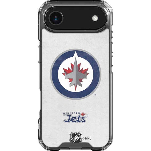 NHL Winnipeg Jets Distressed iPhone 17 Air Clear Case