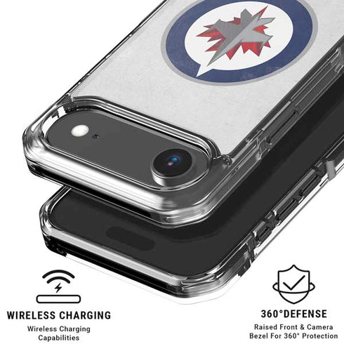 NHL Winnipeg Jets Distressed iPhone 17 Air Clear Case