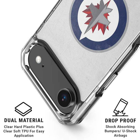 NHL Winnipeg Jets Distressed iPhone 17 Air Clear Case