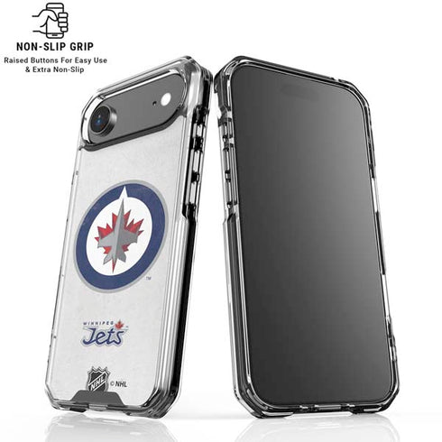 NHL Winnipeg Jets Distressed iPhone 17 Air Clear Case