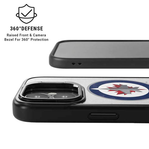 NHL Winnipeg Jets Distressed iPhone 17 Kickstand Case