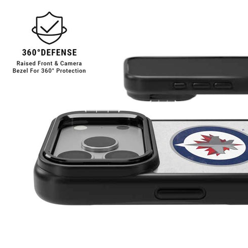 NHL Winnipeg Jets Distressed iPhone 17 Pro Kickstand Case