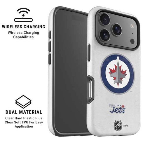 NHL Winnipeg Jets Distressed iPhone 17 Pro Max Magsafe Impact Case