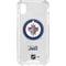 NHL Winnipeg Jets Distressed iPhone XS Clear Case