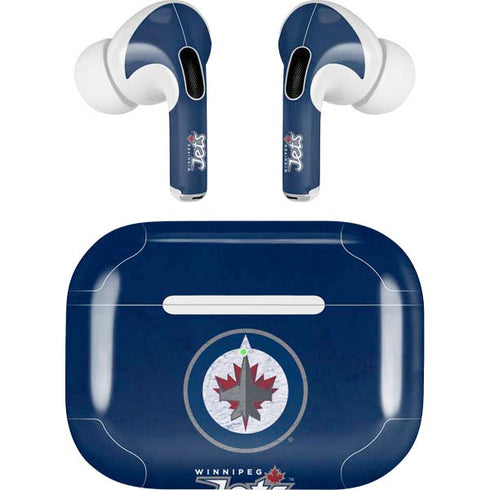 NHL Winnipeg Jets Distressed Logo AirPods Skins