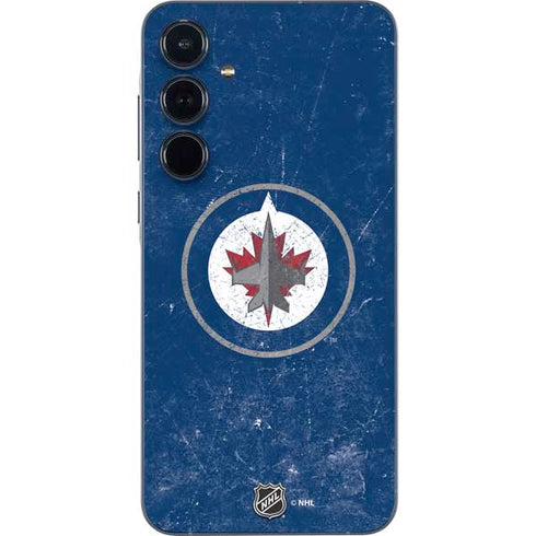 NHL Winnipeg Jets Distressed Logo Galaxy A36 5G Skin