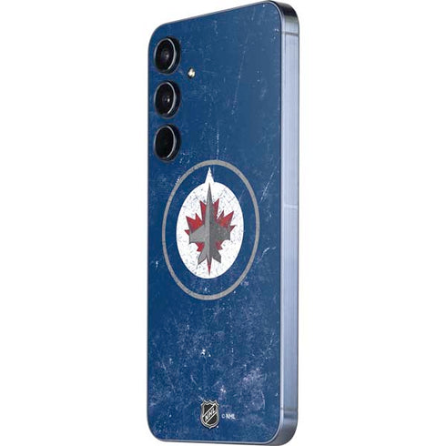 NHL Winnipeg Jets Distressed Logo Galaxy A36 5G Skin