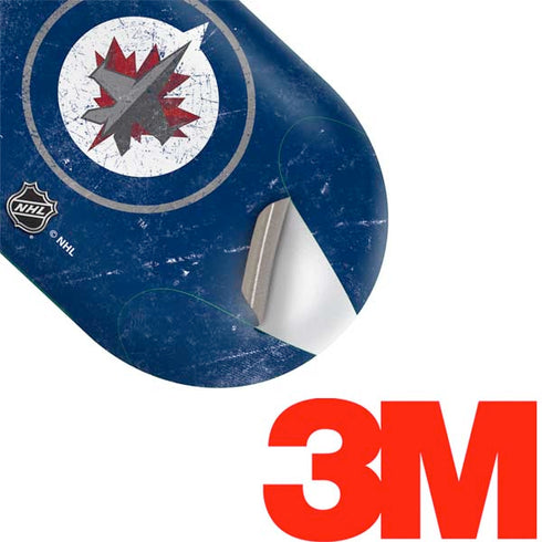 NHL Winnipeg Jets Distressed Logo Galaxy Buds Plus Skin