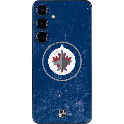 NHL Winnipeg Jets Distressed Logo Galaxy S24 Plus Skin