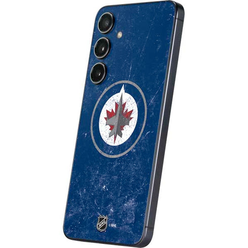 NHL Winnipeg Jets Distressed Logo Galaxy S25 Plus Skin