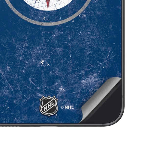 NHL Winnipeg Jets Distressed Logo Galaxy S25 Skin