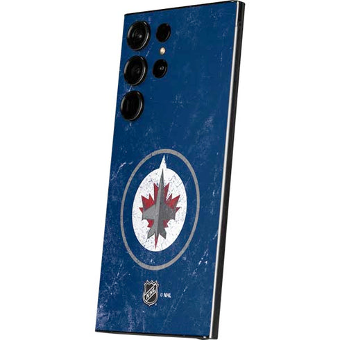 NHL Winnipeg Jets Distressed Logo Galaxy S25 Ultra Skin