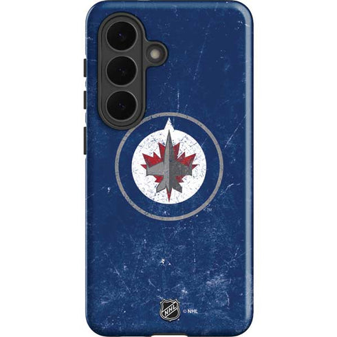 NHL Winnipeg Jets Distressed Logo Galaxy S26 Impact Case
