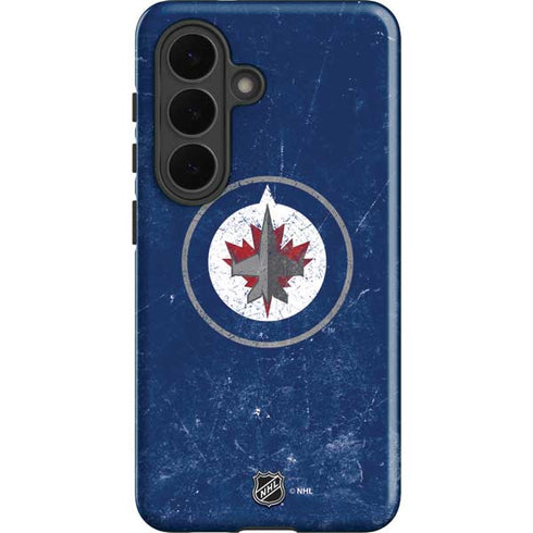 NHL Winnipeg Jets Distressed Logo Galaxy S26 Plus Impact Case