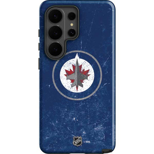 NHL Winnipeg Jets Distressed Logo Galaxy S26 Ultra Impact Case
