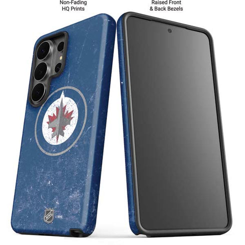 NHL Winnipeg Jets Distressed Logo Galaxy S26 Ultra Impact Case