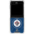 NHL Winnipeg Jets Distressed Logo Galaxy Z Flip6 Clear Case