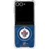 NHL Winnipeg Jets Distressed Logo Galaxy Z Flip7 Clear Case