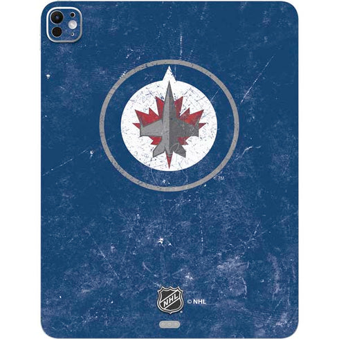 NHL Winnipeg Jets Distressed Logo iPad Pro 13in M4 (2024) Skin