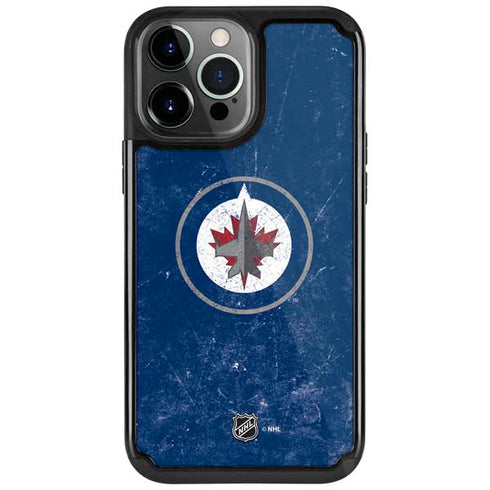 NHL Winnipeg Jets Distressed Logo iPhone Cases