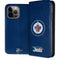 NHL Winnipeg Jets Distressed Logo iPhone 15 Pro Max Folio Case