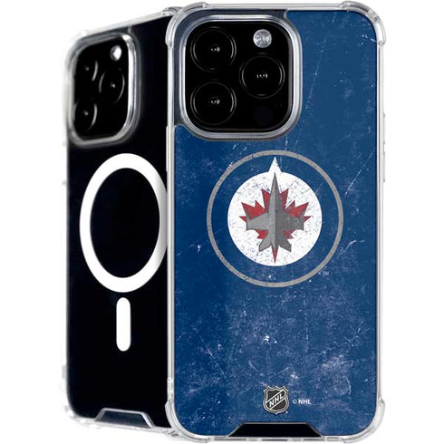 NHL Winnipeg Jets Distressed Logo iPhone 16 Pro Max MagSafe Case