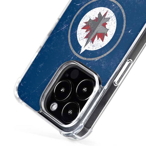 NHL Winnipeg Jets Distressed Logo iPhone 16 Pro Max MagSafe Case