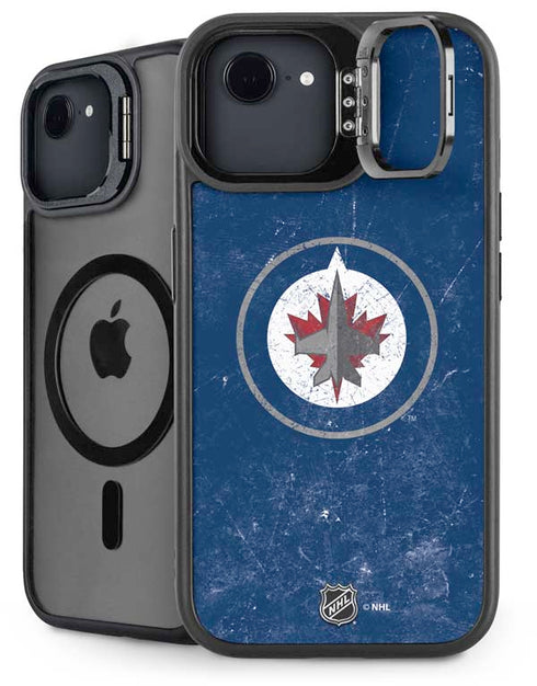 NHL Winnipeg Jets Distressed Logo iPhone 16e Kickstand Case