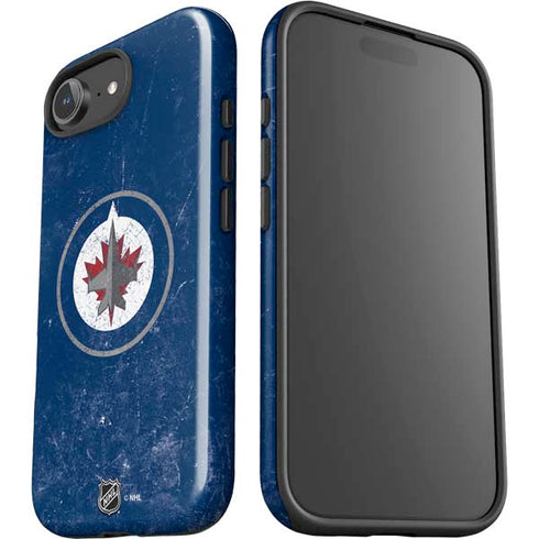 NHL Winnipeg Jets Distressed Logo iPhone 16e Impact Case