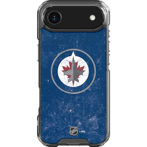 NHL Winnipeg Jets Distressed Logo iPhone 17 Air Clear Case