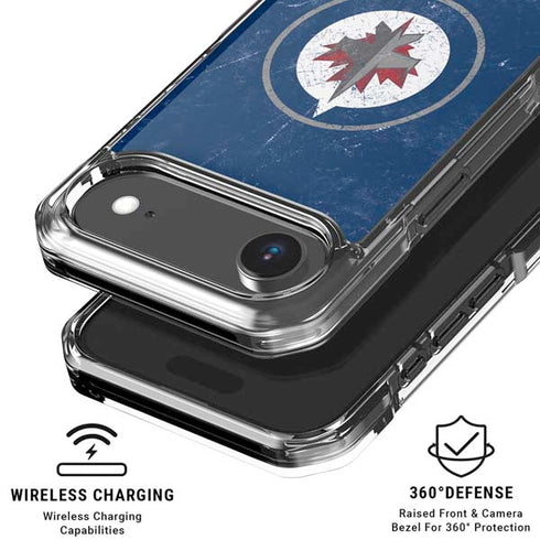 NHL Winnipeg Jets Distressed Logo iPhone 17 Air Clear Case