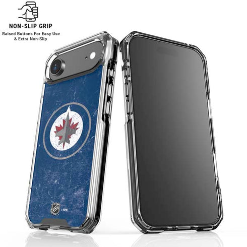 NHL Winnipeg Jets Distressed Logo iPhone 17 Air Clear Case