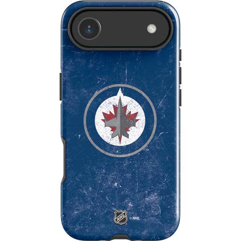 NHL Winnipeg Jets Distressed Logo iPhone 17 Air Impact Case