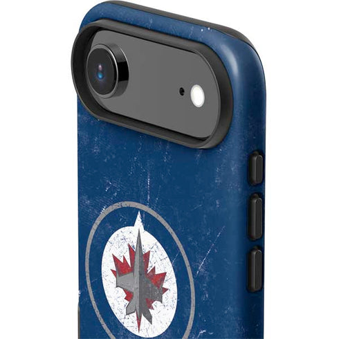 NHL Winnipeg Jets Distressed Logo iPhone 17 Air Impact Case