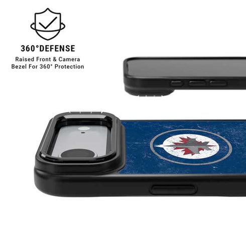 NHL Winnipeg Jets Distressed Logo iPhone 17 Air Kickstand Case