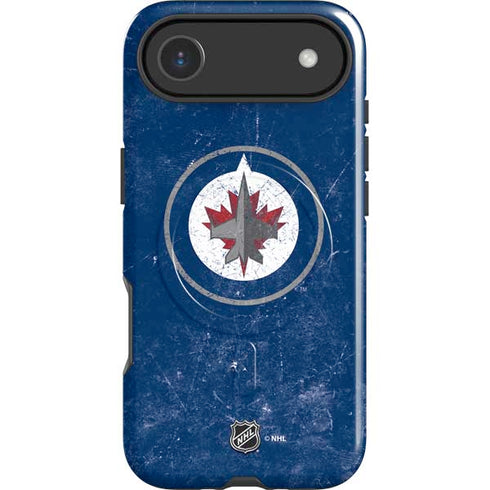 NHL Winnipeg Jets Distressed Logo iPhone 17 Air Magsafe Impact Case