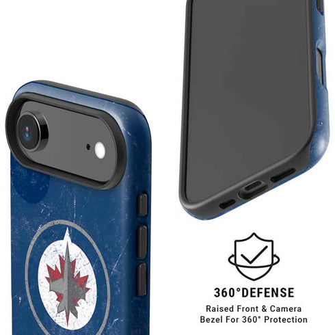 NHL Winnipeg Jets Distressed Logo iPhone 17 Air Magsafe Impact Case