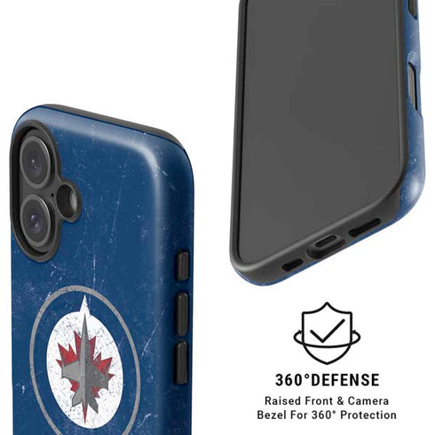 NHL Winnipeg Jets Distressed Logo iPhone 17 Magsafe Impact Case
