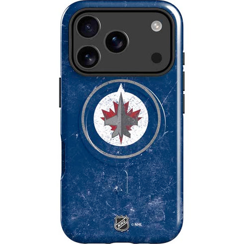 NHL Winnipeg Jets Distressed Logo iPhone 17 Pro Magsafe Impact Case