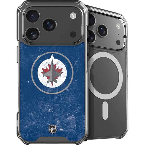 NHL Winnipeg Jets Distressed Logo iPhone 17 Pro Max MagSafe Case