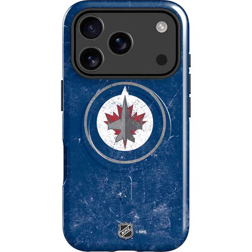 NHL Winnipeg Jets Distressed Logo iPhone 17 Pro Max Magsafe Impact Case