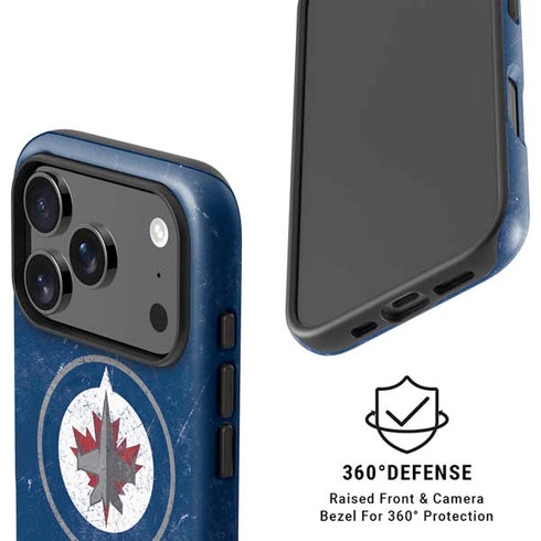 NHL Winnipeg Jets Distressed Logo iPhone 17 Pro Max Magsafe Impact Case