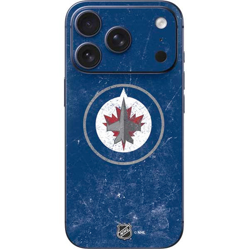 NHL Winnipeg Jets Distressed Logo iPhone 17 Pro Max Skin