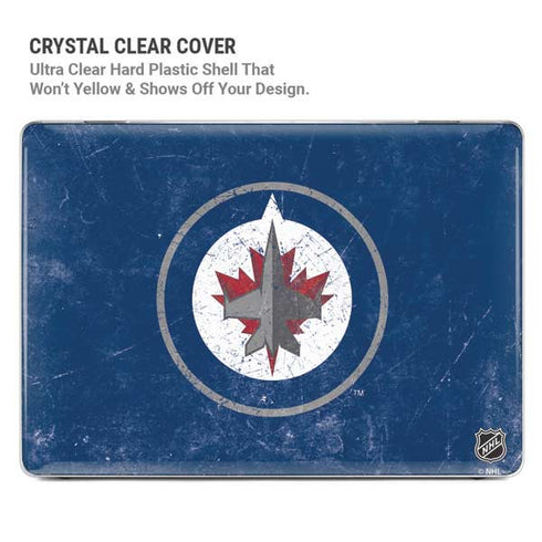 NHL Winnipeg Jets Distressed Logo MacBook Pro 14in (2021-24) Case plus Skin
