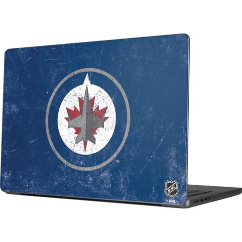 NHL Winnipeg Jets Distressed Logo Apple MacBook Pro 14-inch Skin