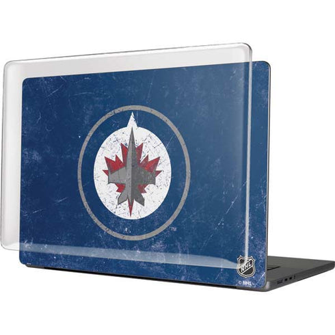 NHL Winnipeg Jets Distressed Logo MacBook Cases